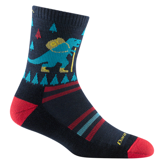 Darn Tough Kid's Ty-Ranger-Saurus Micro Crew Lightweight Socks